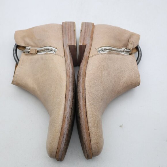 Cinzia Araia Ankle Boots Women's EU Size 42 Zip Shoes Cream Leather - Picture 8 of 11